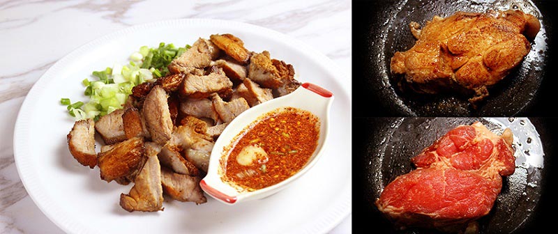 คอหมูย่างพริกไทย