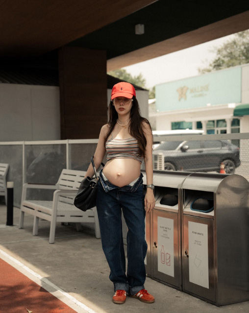 ปุ้มปุ้ย พรรณทิพา ในแฟชั่นคนท้องแซ่บ ๆ สุดมั่น โยนชุดคลุมท้องทิ้งไปได้เลย