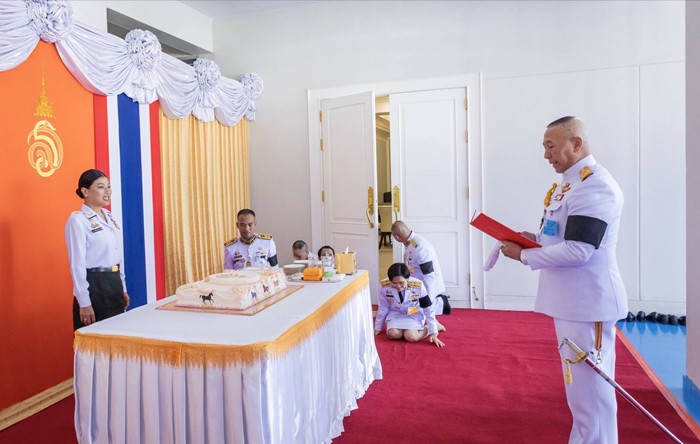 เจ้าฟ้าสิริวัณณวรีฯ ฉลองพระองค์เครื่องแบบทหาร พระยศ พลเอกหญิง เสด็จงานวันทหารม้า