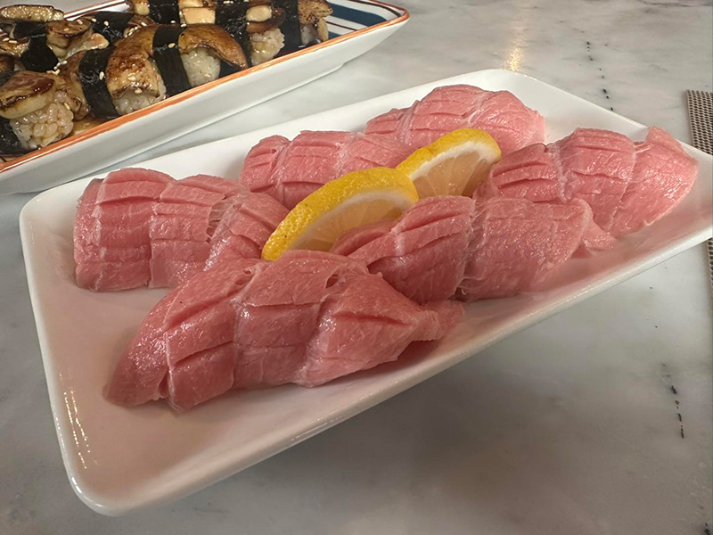 บุฟเฟต์อาหารญี่ปุ่น 2025 Salmon iniri by มายโฮมโภชนา
