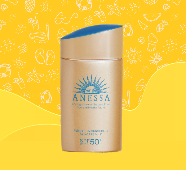Anessa Perfect UV Sunscreen Skincare Milk SPF50+ PA++++ ครีมกันแดดทาหน้า