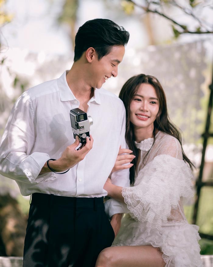 เจมส์จิ เซอร์ไพรส์ฤกษ์งานแต่ง โฟม