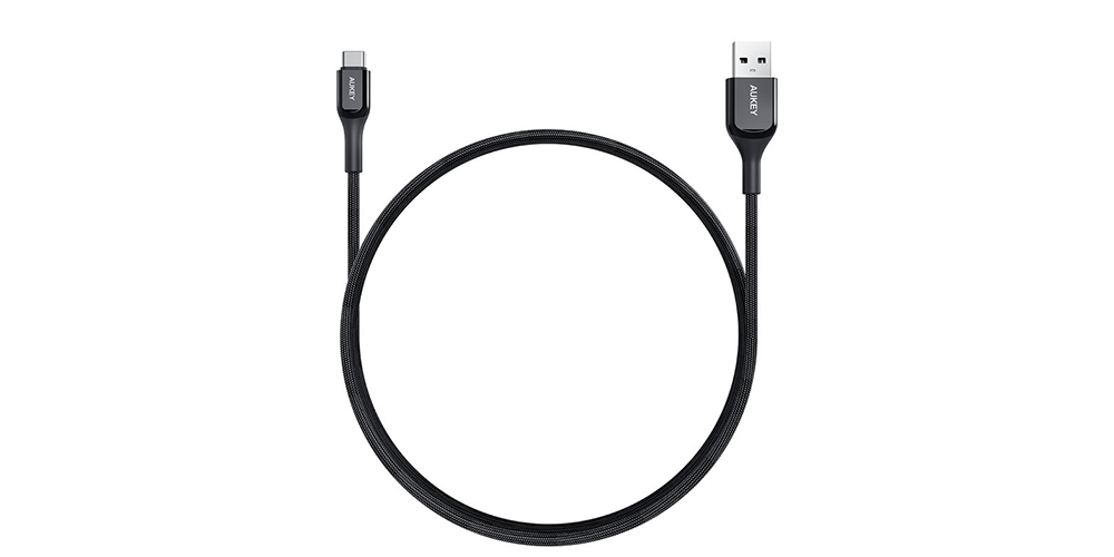 AUKEY CB-CD44 Nylon Cable USB-A to USB-C 200cm