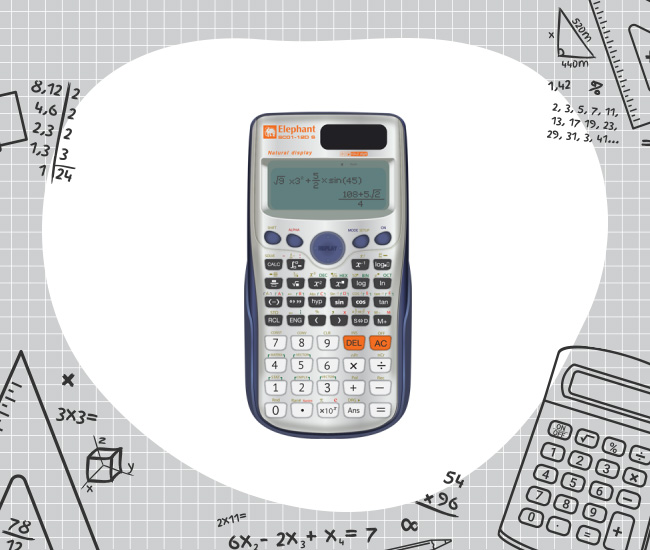 เครื่องคิดเลขวิทยาศาสตร์ Illumix SC01-12D สีเงิน เครื่องคิดเลขวิทยาศาสตร์ ยี่ห้อไหนดี ปี 2026