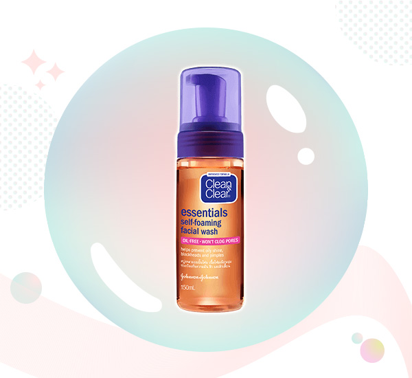 CLEAN & CLEAR - Essentials Self Foaming Facial Wash โฟมล้างหน้าสูตรอ่อนโยนในเซเว่นฯ