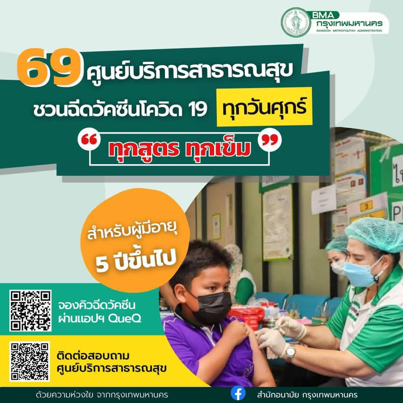 ลงทะเบียนฉีดวัคซีนโควิด
