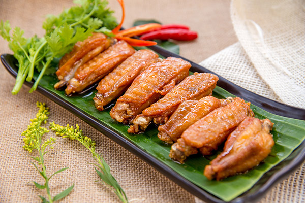 ไก่ทอดน้ำปลา หม้อทอด