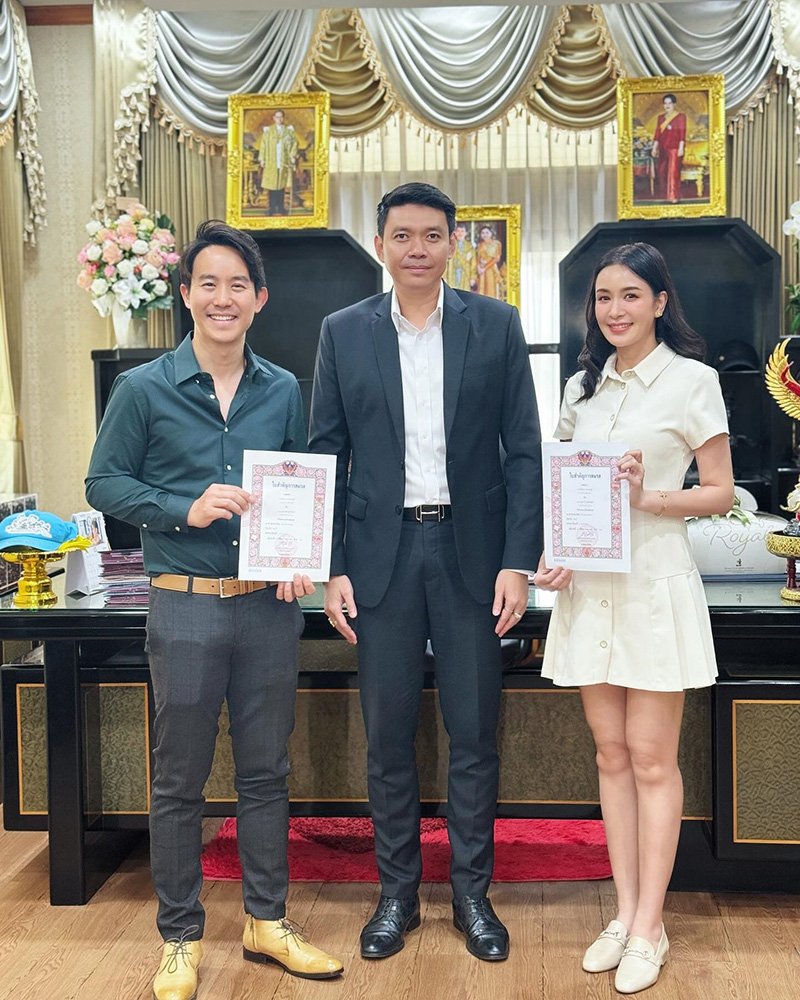 เบนซ์ ปุณยาพร ได้ฤกษ์จดทะเทียนสมรส แก๊ป 