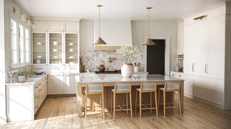 ห้องครัวสไตล์ Farmhouse Chic