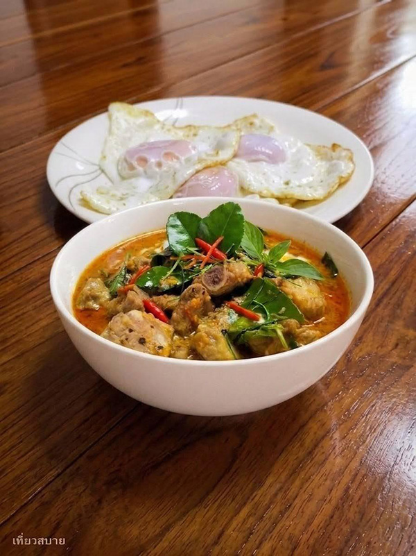 พะแนงซี่โครงหมู เมนูพะแนง เมนูหมู เมนูซี่โครงหมู อาหารไทย สูตรอาหาร