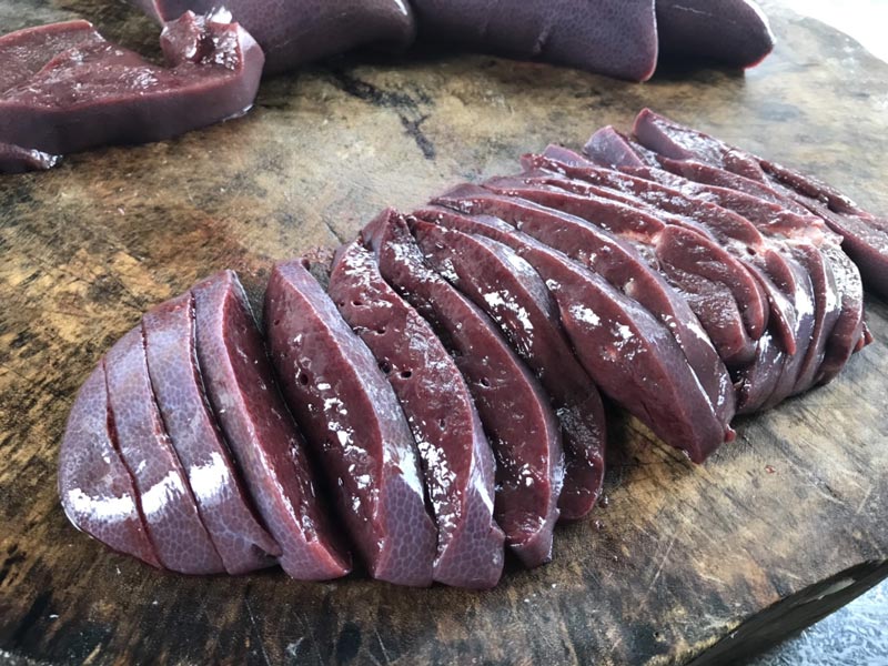 เมนูตับหมู