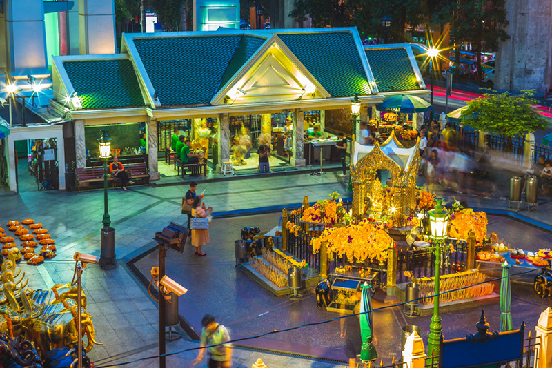พระพรหมเอราวัณ สี่แยกราชประสงค์ กรุงเทพฯ