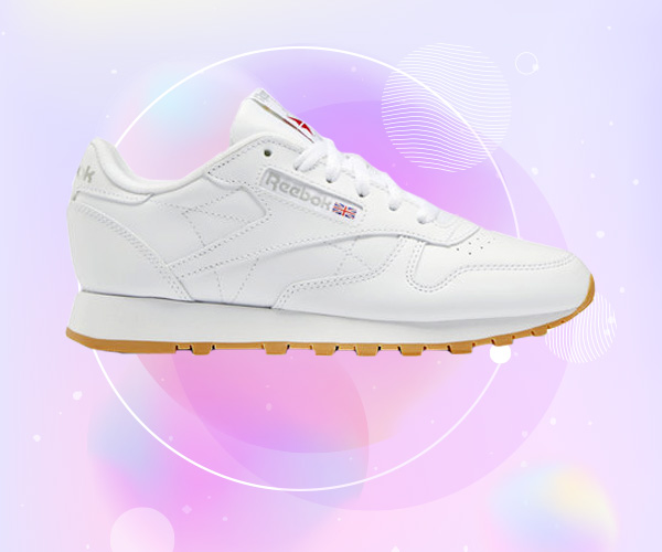 Reebok Classic Leather Sneakers รองเท้าผ้าใบสีขาว