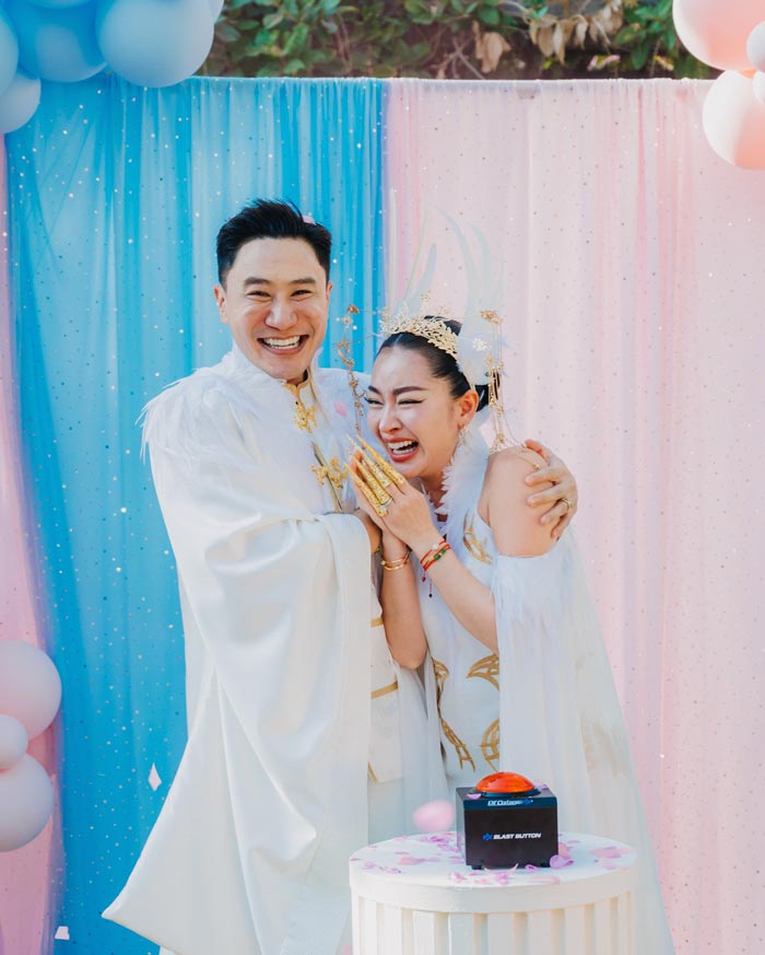 พราวฟ้า เฉลยเพศลูกคนแรก