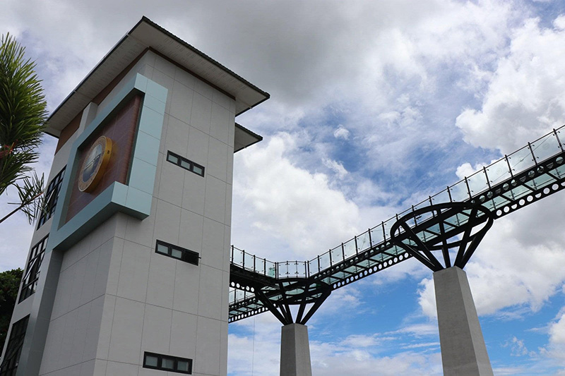 Sky Walk ท่าน้ำหน้าเมืองกาญจนบุรี