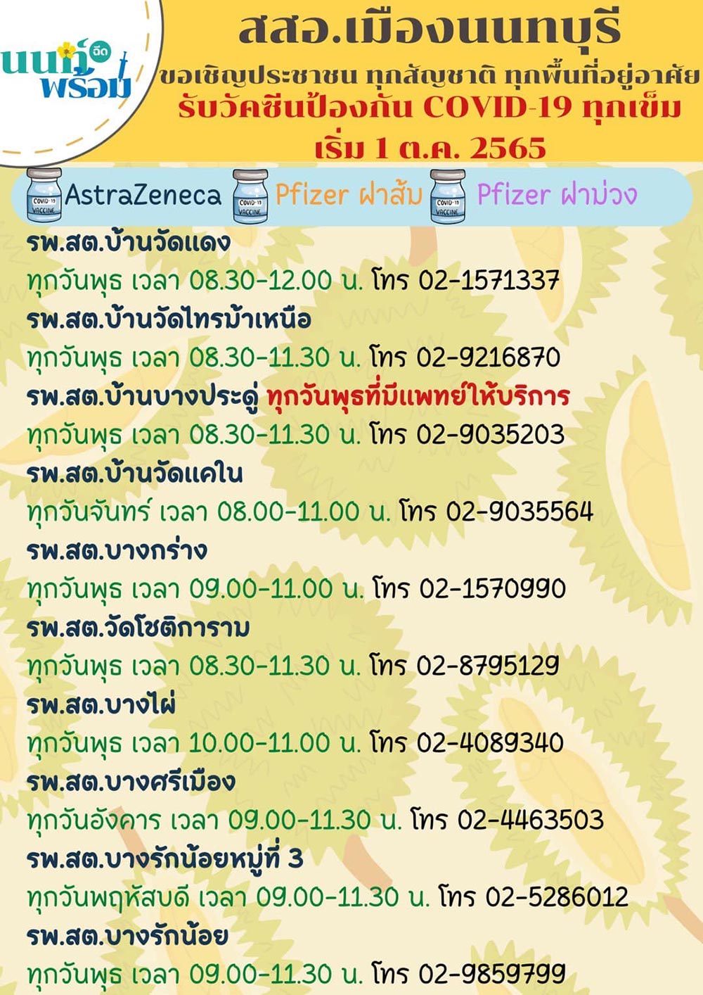 ฉีดวัคซีนโควิด