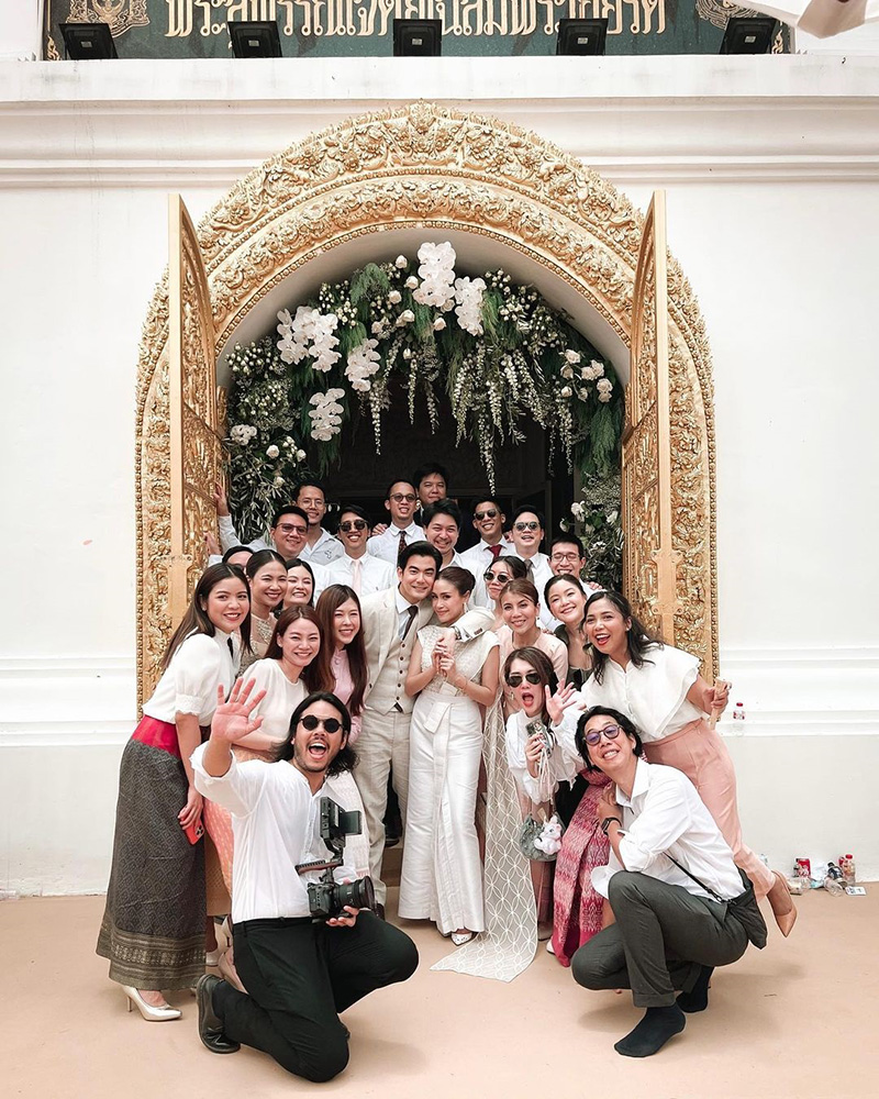 ฌอห์ณ จินดาโชติ ควง เพชร ภิพัชรา ทำบุญเริ่มต้นชีวิตคู่ จัดพิธีแต่งจริงอีก 3 ครั้ง