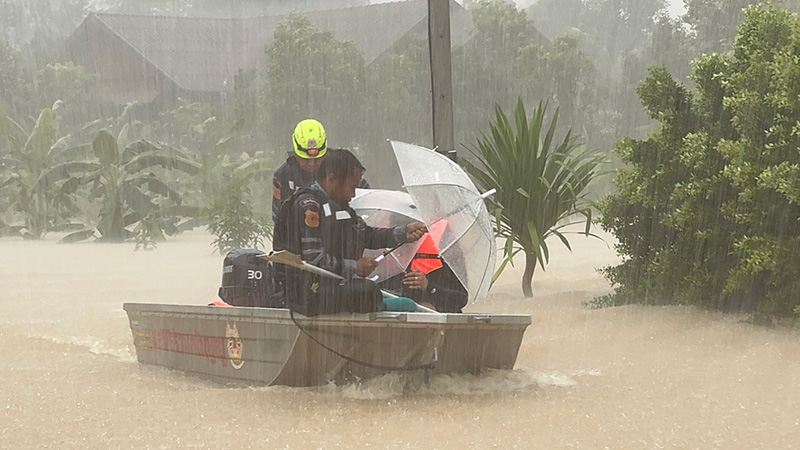 น้ำท่วมหาดใหญ่ แจ้งเหตุ ขอความช่วยเหลือผ่าน Traffy Fondue