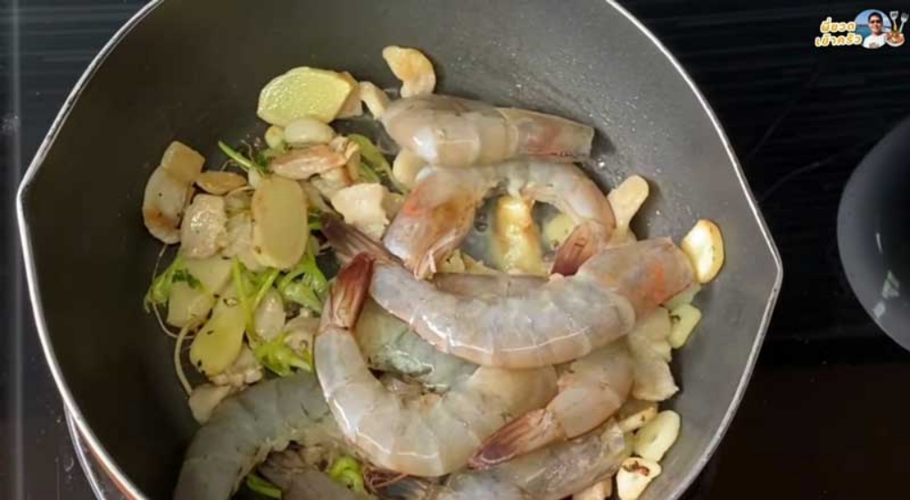 วิธีทำกุ้งอบวุ้นเส้น