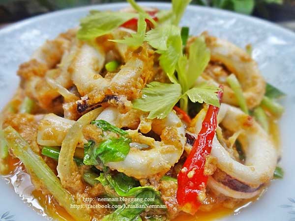 เมนูปลาหมึกยอดนิยม