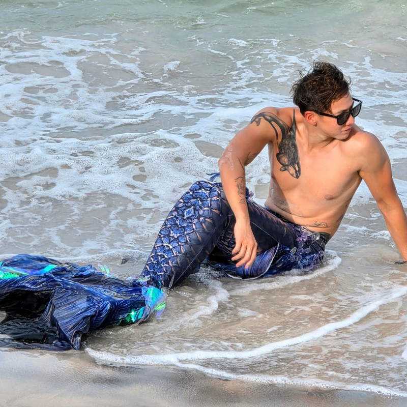 ทราย สก๊อต แปลงโฉมเป็นนางเงือก