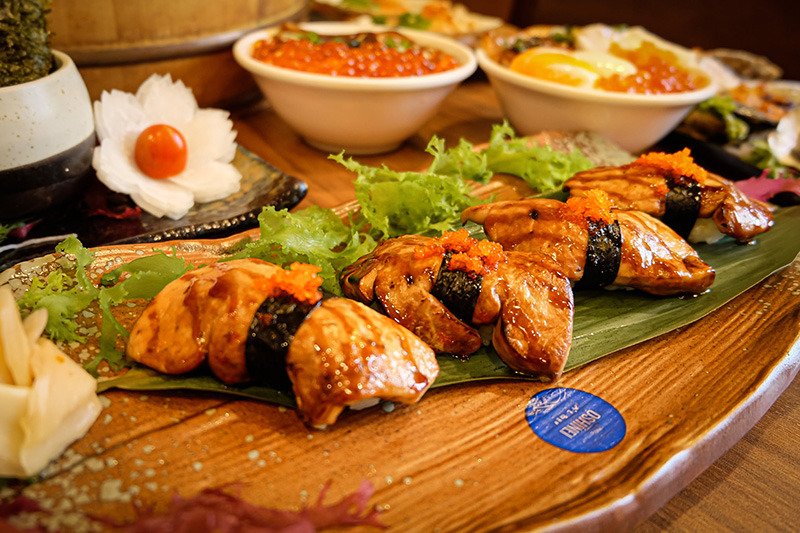 ซูชิฟัวกราส์ ร้าน Oshinei Hatyai