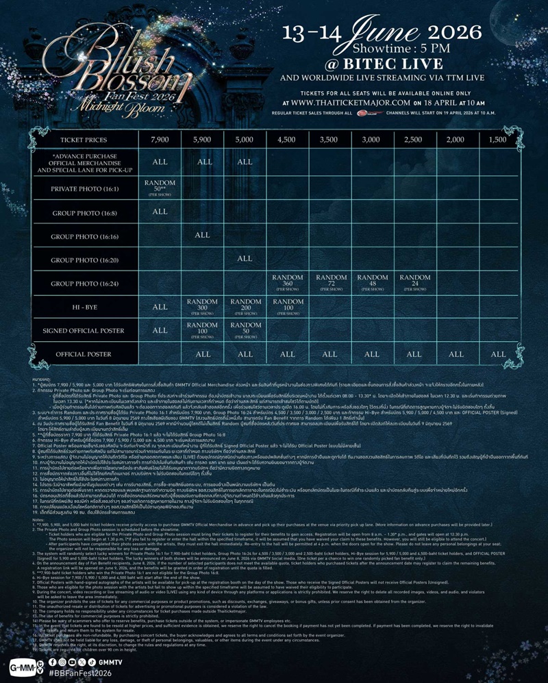 Blush Blossom Fan Fest 2026 Fan Benefit