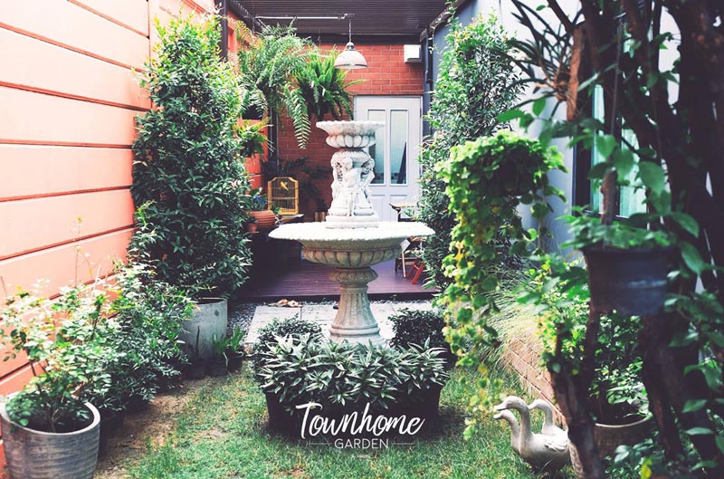 จัดสวนข้างบ้านสไตล์อังกฤษ