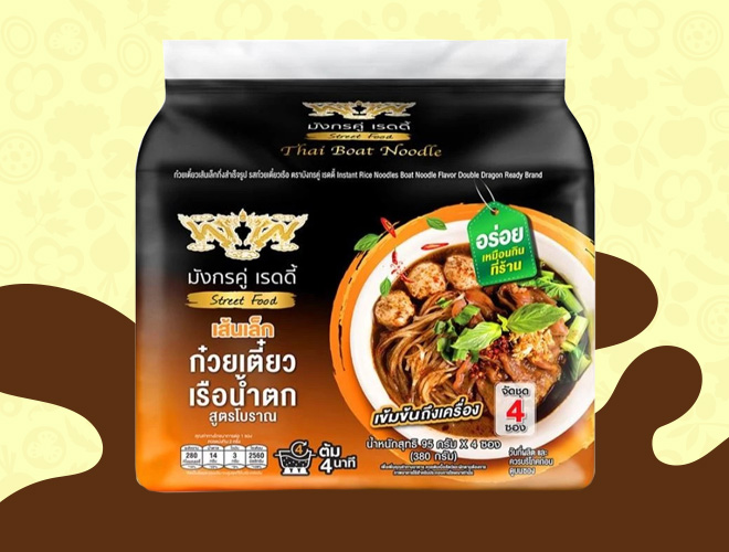 ก๋วยเตี๋ยวเรือสำเร็จรูป ก๋วยเตี๋ยวเรือ อาหารจานเดียว