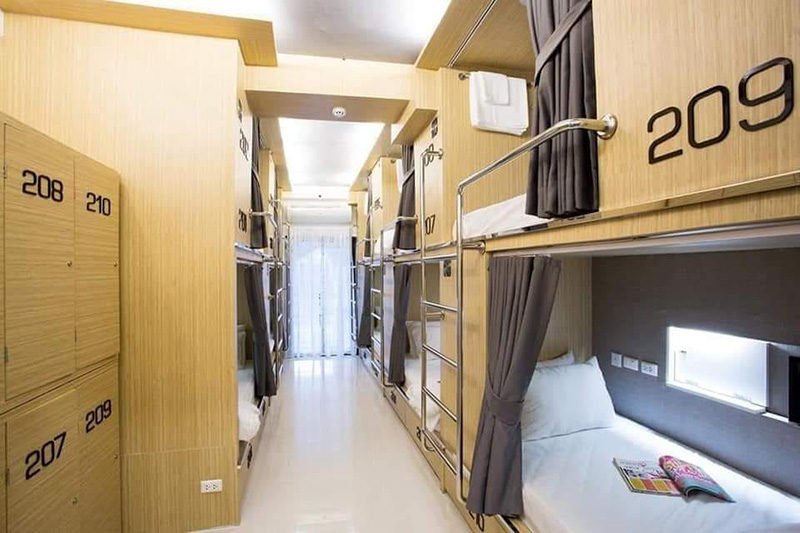 ที่พักห้องรวม Sleep Lab Hostel