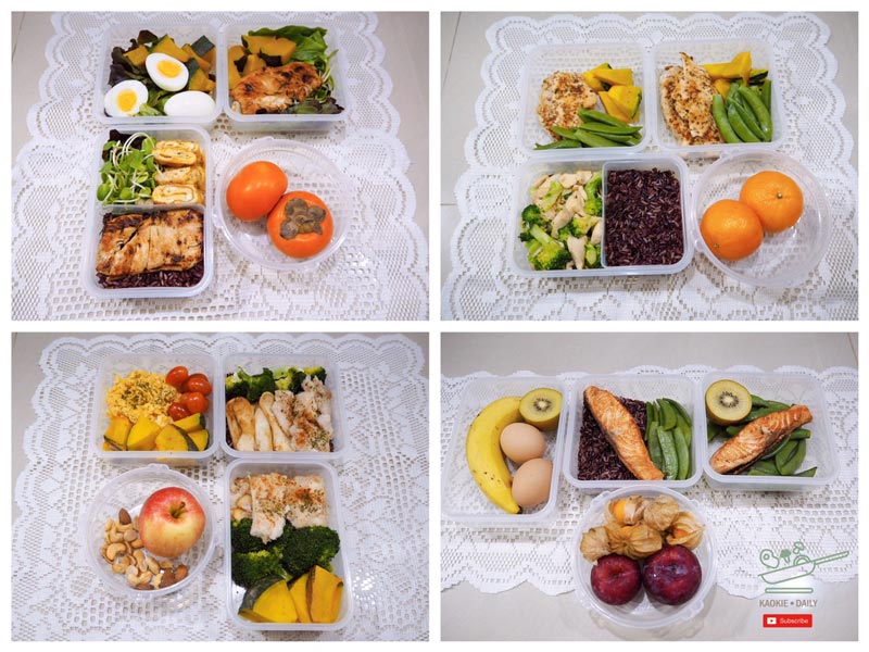 อาหารคลีน 4 มื้อ 1 วัน