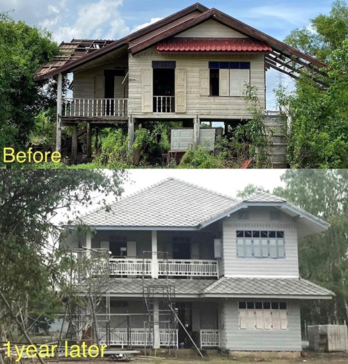 รีโนเวทบ้านไม้โบราณ