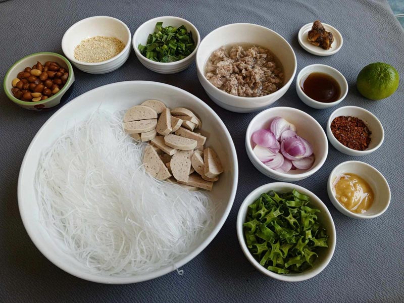 วัตถุดิบ ยำวุ้นเส้น