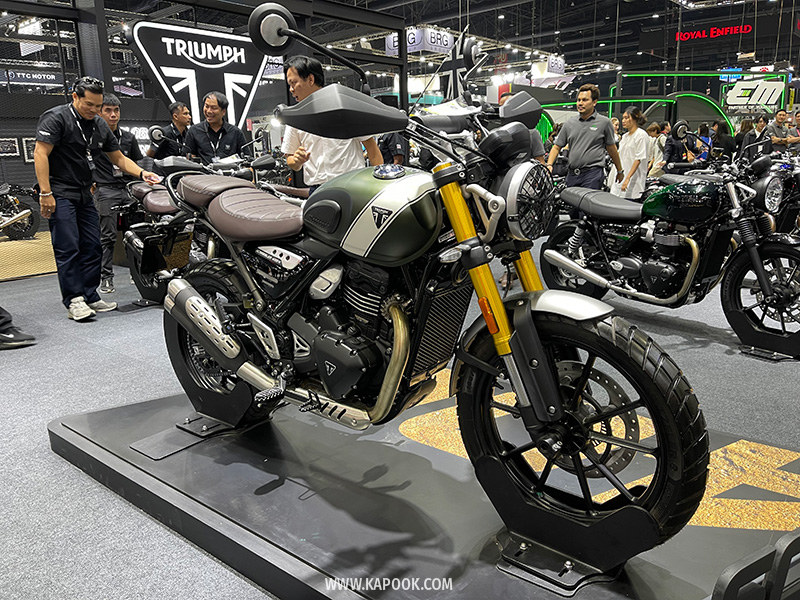 Triumph Scrambler 400x motor expo 2023