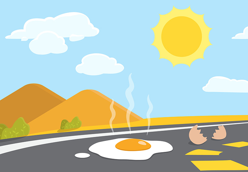 แคปชั่นอากาศร้อน