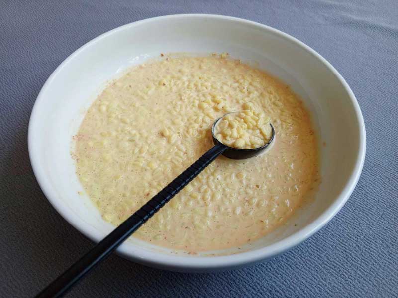 สูตรใบบัวบกทอด ถั่วทองทอด