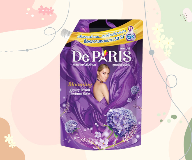 De Paris น้ำยาปรับผ้านุ่ม ยี่ห้อไหนดี น้ำยาปรับผ้านุ่ม วิธีซักผ้า ของใช้ในบ้าน 