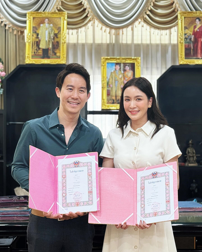 เบนซ์ ปุณยาพร ได้ฤกษ์จดทะเทียนสมรส แก๊ป 