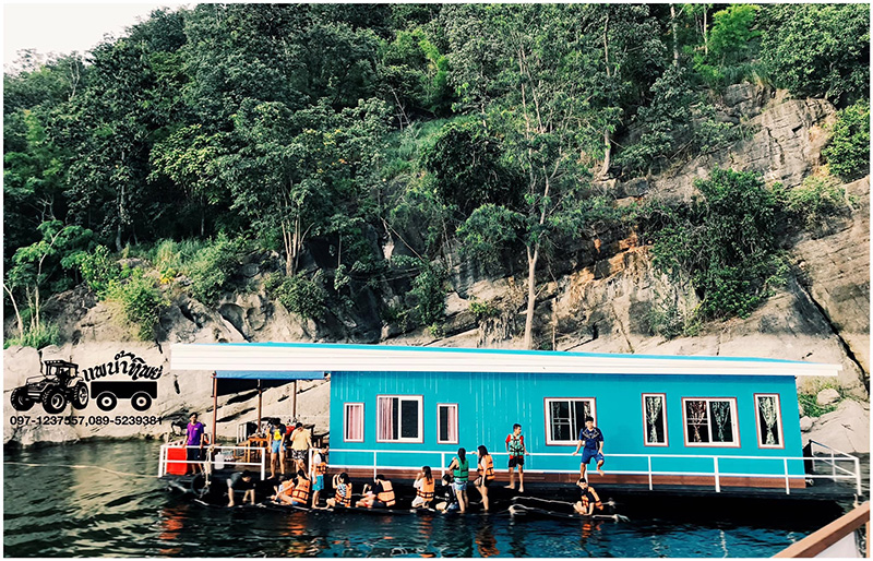 ที่พักล่องแพ กาญจนบุรี