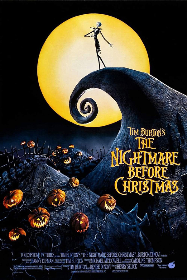 หนังแอนิเมชั่นฮาโลวีน The Nightmare Before Christmas (1993)