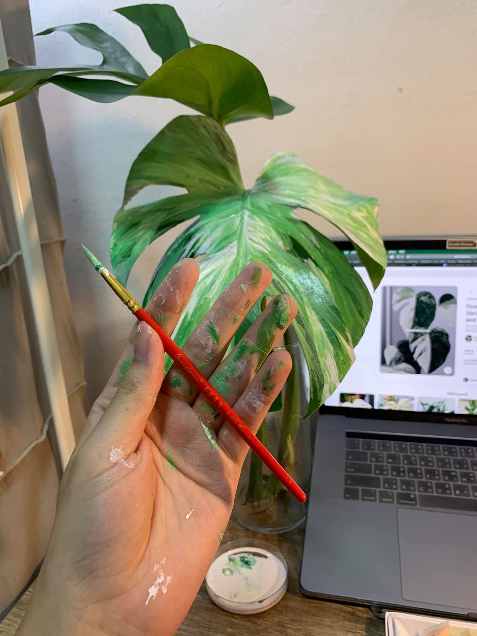 เพ้นท์ต้นไม้