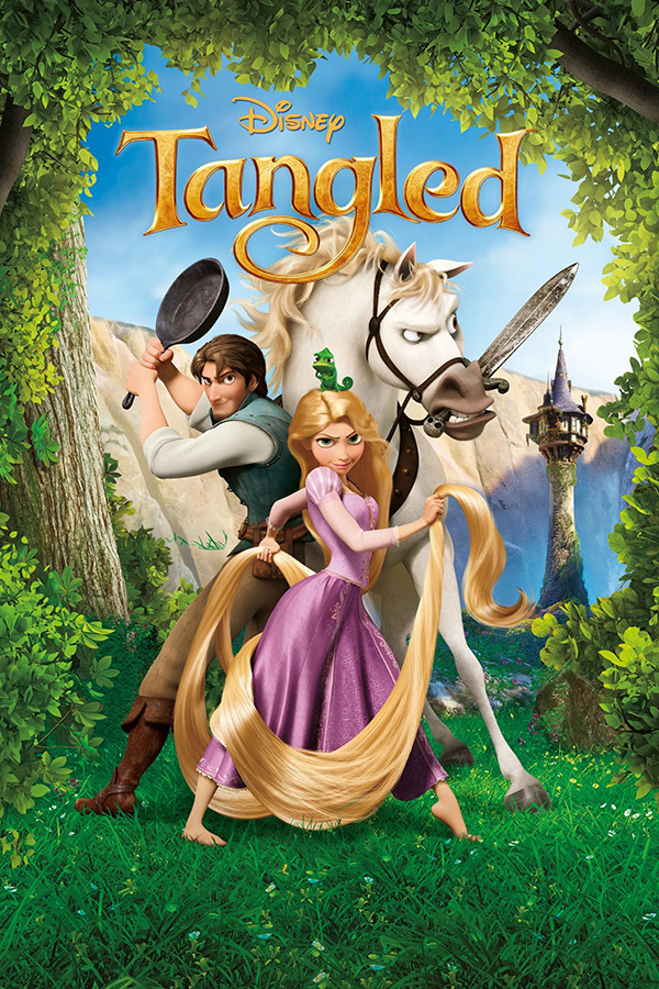 Tangled หนังแอนิเมชั่น โปสเตอร์