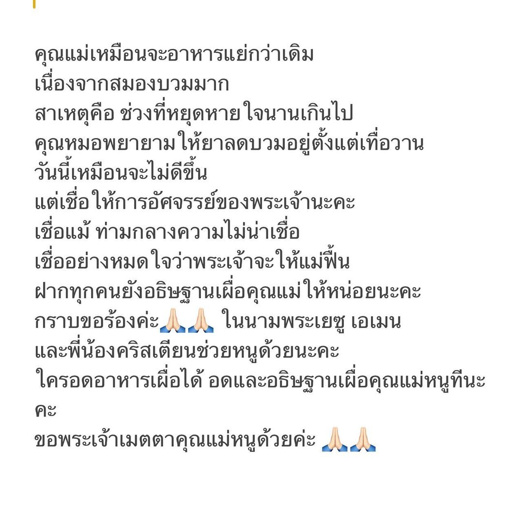 แม่ปุ๊กลุก สมองบวม