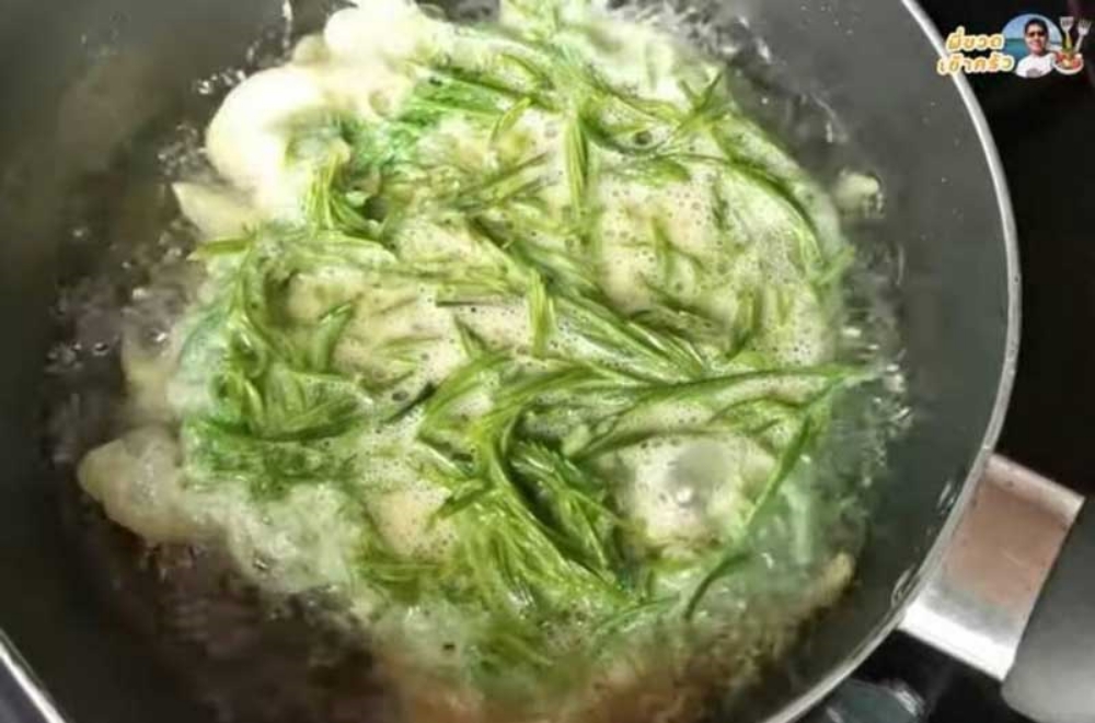 สูตรไข่เจียวชะอม