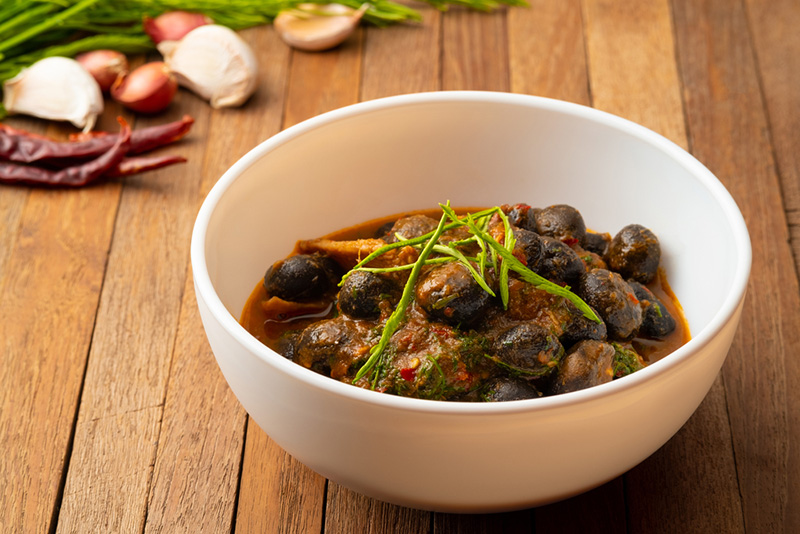 วิธีทำแกงคั่วเห็ดเผาะ