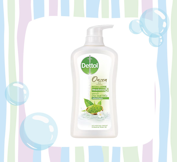 Dettol Onzen Shower Gel สูตร Detoxifying Matcha & Jasmine ครีมอาบน้ำ