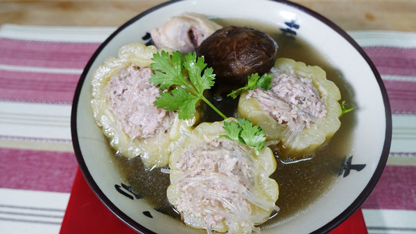 ต้มมะระยัดไส้ เมนูต้ม สูตรอาหาร