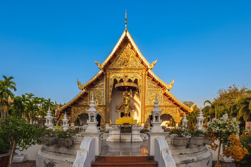 ที่เที่ยวสงกรานต์ 2568 คูเมืองเชียงใหม่ จังหวัดเชียงใหม่ วัดพระสิงห์วรมหาวิหาร หรือวัดพระสิงห์