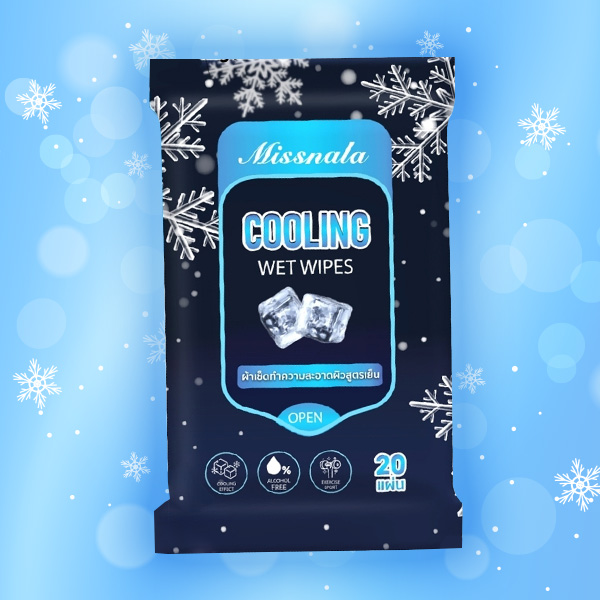 ทิชชู่เปียกสูตรเย็น Missnala Cooling Wet Wipes