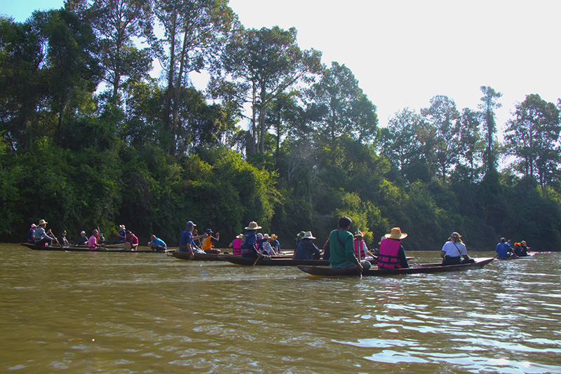 เที่ยวบุรีรัมย์ ล่องเรือโบราณ ชุมชนผการันดูล